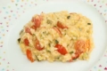 Risotto with zucchinis and cherry tomatoes