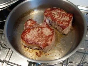 Well-cooked meat